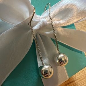 Tiffany & Co dangling silver earrings